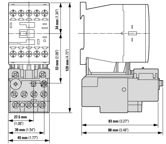 278434 ZB12-0,6 Реле перегрузки MOELLER / EATON (арт.278434)