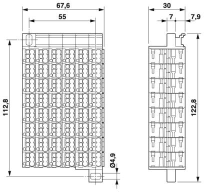 Phoenix contact 3270360 FTMC 1,5/48-3  /BU Сотовые клеммы
