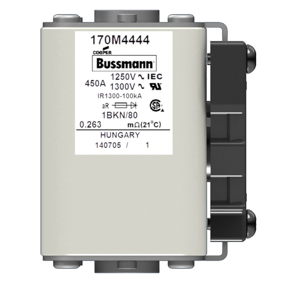 170M4444 Быстрый предохранитель 450A 1250V 1BKN/80 AR CU