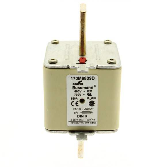 170M6809D Быстрый предохранитель 550A 690V aR DIN 3 HSDNH