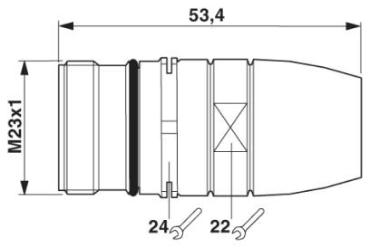 Phoenix contact 1594339 RC-07P1N129006 Переходные соединители
