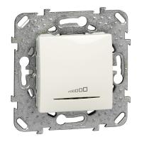 Schneider Electric MGU5.515.25ZD UNICA ДИММЕР нажимной,кроме люминесц ламп,230В,20-350Вт,2-пров. подключ, БЕЖЕВЫЙ