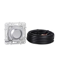 Schneider Electric S53R507 ODACE ТЕРМОСТАТ теплого пола, электронный, с внешним датчиком, 10 А, АЛЮМИНИЙ