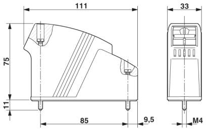 Phoenix contact 1886582 VC-MEMV-T4-Z-M25 Корпус