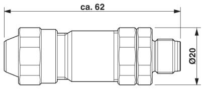 Phoenix contact 1440012 SACC-M12MS-5CON-DM 3-5 SH VA Разъем