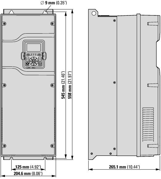 9702-3002-00P Преобразователь частоты DG1 3~/3~400В 31A 15кВт, IP21, фильтр ЭМС (DG1-34031FB-C21C)