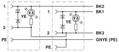 Phoenix contact 1458457 SAC-10,0/0,2-116/2XBI-1L-Z Кабель двойного разъема клапана