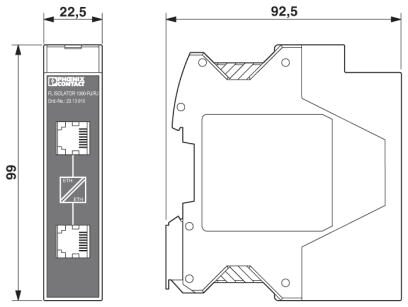 Phoenix contact 2313915 FL ISOLATOR 1000-RJ/RJ Разделитель сетей
