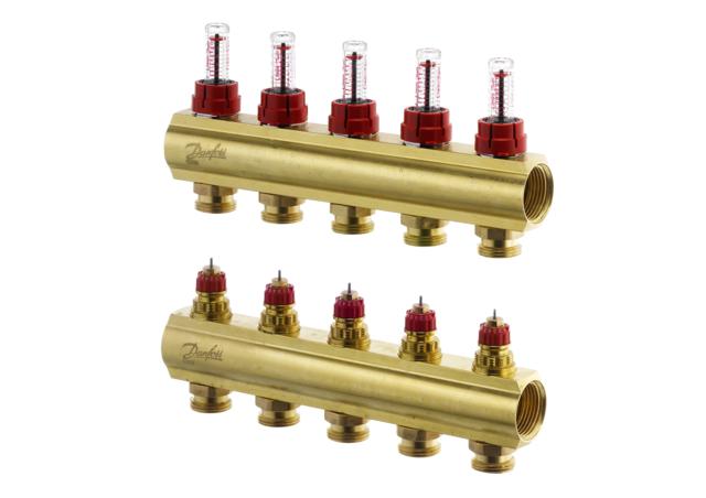 088U0525 Распределительный коллектор типа Danfoss FHF-5F