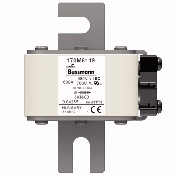 170M6119 Быстрый предохранитель 1600A 690V 3KN/80 AR UC