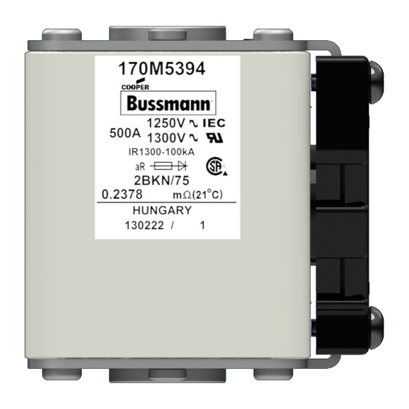 170M5394 Быстрый предохранитель 500A 1250V 2BKN/75 AR CU