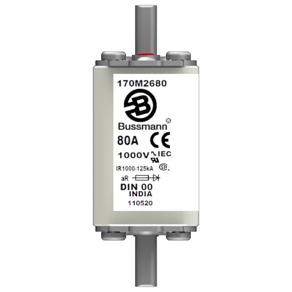 170M2681 Быстрый предохранитель 100A 1000V DIN 00 AR
