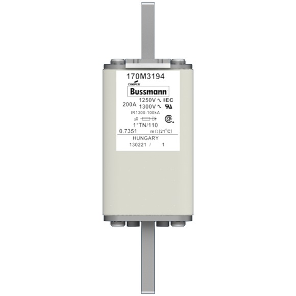 170M3194 Быстрый предохранитель 200A 1250V 1*TN/110 AR CU