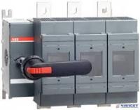 ABB Рубильник OS250D03 до 250А  3-полюсный, предохранитель 0 или 1 ( нет в комплекте), (без ручки управления)