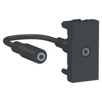 Schneider Electric NU343354 UNICA MODULAR розетка Minijack, 1 модуль, антрацит