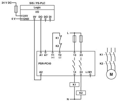 Phoenix contact 2700588 PSR-PC40-2NO-1DO-24DC-SC Реле сопряжения