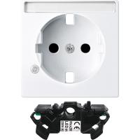 Schneider Electric MTN2333-0325 MERTEN ЦЕНТР.ПЛАТА д/мех роз. с полем д/надп.и индик, АКТИВНЫЙ БЕЛЫЙ, QF SM