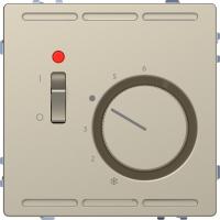 Schneider Electric MTN5760-6033 D-Life ТЕРМОРЕГУЛЯТОР с центр. пл. с выкл.230В, САХАРА, SD