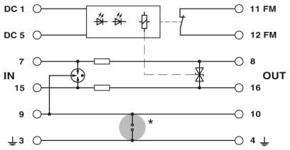 Phoenix contact 2920078 PT 1X2-24DC/FM-ST Штекерный модуль для защиты от перенапр-й