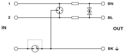 Phoenix contact 2880668 S-PT-1X2-24DC Устройство защиты от перенапряжений
