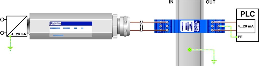 Phoenix contact 2838225 PT 2XEX(I)-24DC-ST Штекерный модуль для защиты от перенапр-й