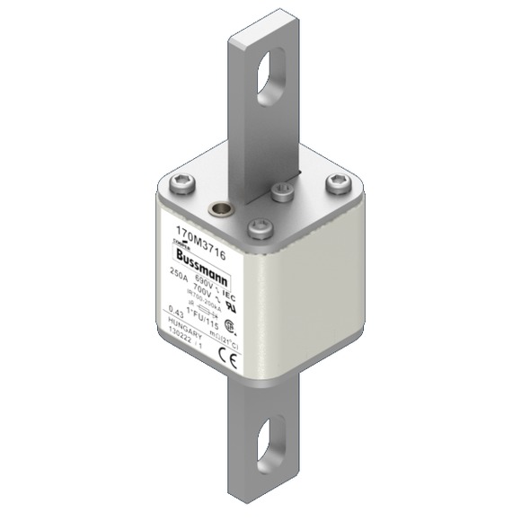 170M3716 Быстрый предохранитель 250A 690V 1*FU/115 AR UC