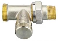 003L0364 Запорно-присоединительный клапан Danfoss RLV Ду=15 прямой наружняя резьба
