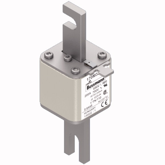 170M3215 Быстрый предохранитель 200A 690V 1*TN/110 AR UC