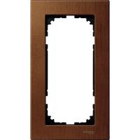 Schneider Electric MTN4058-3472 MERTEN M-Elegance РАМКА деревянная 2 поста б/перегородки, ВИШНЯ, SM