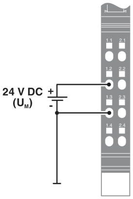 Phoenix contact 2862136 IB IL 24 PWR IN/2-F-PAC Клеммы Inline