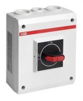 ABB Рубильник в боксе OTP25B3M до 25A 3х-полюсный, резьба 4хМ25+2хМ1 6