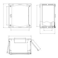 Schneider Electric NSYOPB15U5F Шкаф OPB 19" 15U 600x500