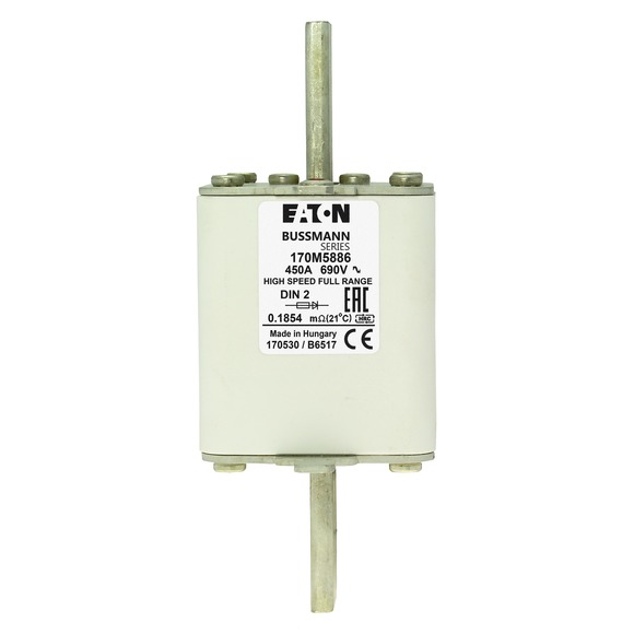 170M5886 Быстрый предохранитель 450A 690V DIN 2 GR