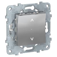 Schneider Electric NU550830 UNICA NEW выключатель Wiser управление жалюзи, алюминий