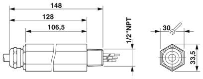 Phoenix contact 2882569 S-PT-1X2-24DC-1/2" Устройство защиты от перенапряжений