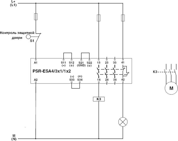 Phoenix contact 2963941 PSR-SPP- 24UC/ESA4/3X1/1X2/B Реле безопасности