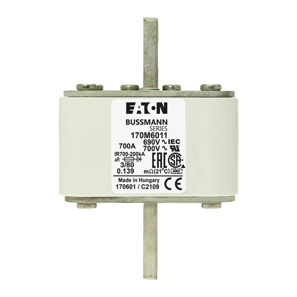170M6011 Быстрый предохранитель 700A 690V 3/80 AR UC