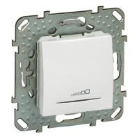 Schneider Electric MGU5.515.18ZD UNICA ДИММЕР нажимной,кроме люминесц. ламп,230В,20-350Вт,2-пров. подключ., БЕЛЫЙ