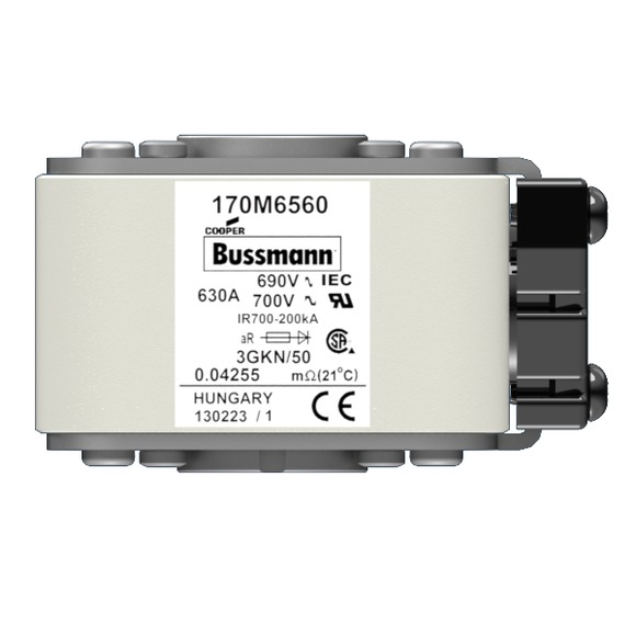 170M6560 Быстрый предохранитель 630A 690V 3GKN/50 AR UC
