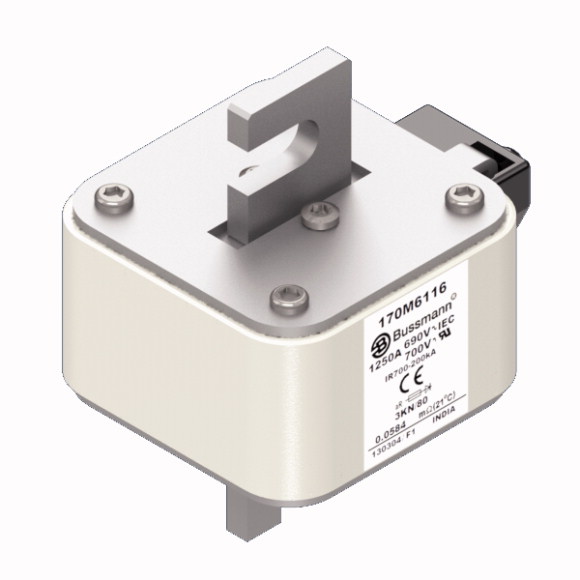 170M6116 Быстрый предохранитель 1250A 690V 3KN/80 AR UC