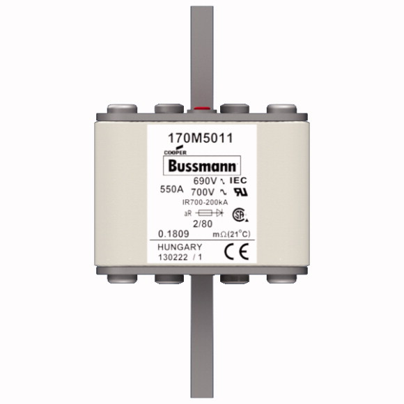 170M5011 Быстрый предохранитель 550A 690V 2/80 AR UC