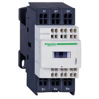 КОНТАКТОР D 3Р, 18 A, НО+НЗ, 24V DС, 2.4 ВТ, РАСШ. ДИАПАЗОН, ОГРАН. ПЕР, ПРУЖ ЗАЖИМ