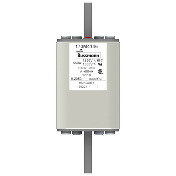 170M4146 Быстрый предохранитель 550A 1250V 1/110 AR CU