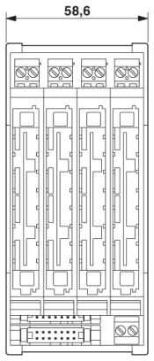 Phoenix contact 2865159 UM122-2FLK14/EX-MB/4/OUT/S7 Базовый клеммный блок