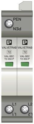 Phoenix contact 2905337 VAL-SEC-T2-2C-350-FM Разрядник для защиты от импульсных перенапряжений, тип 2