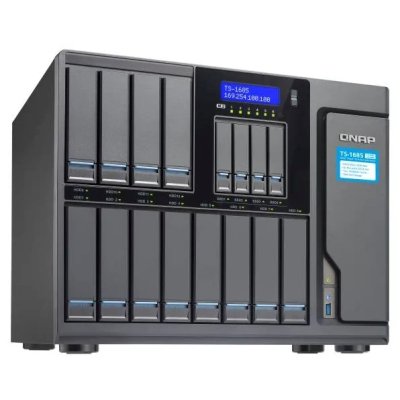 Cетевой RAID-накопитель Сетевой RAID-накопитель Qnap TS-1685-D1521-8G