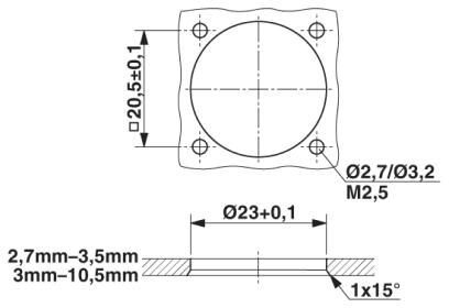 Phoenix contact 1602521 RC-19P1N124200 Аппаратн. соединитель, задняя стенка