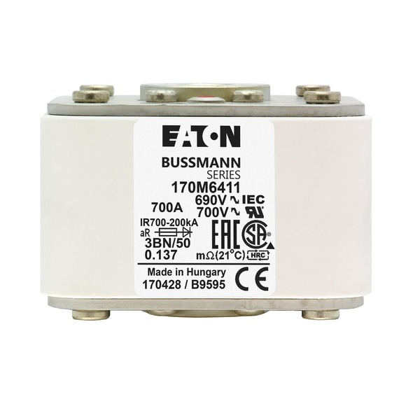 170M6411 Быстрый предохранитель 700A 690V 3BN/50 AR UC
