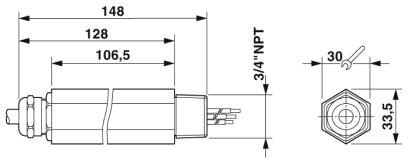 Phoenix contact 2882585 S-PT-EX(I)-24DC-3/4" Устройство защиты от перенапряжений