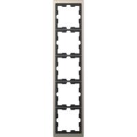 Schneider Electric MTN4050-6550 MERTEN D-Life РАМКА 5-постовая, НИКЕЛЬ